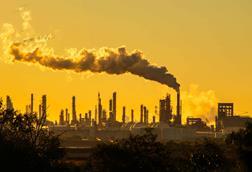 Polluting factory