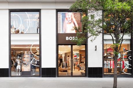 Hugo Boss store on Oxford Street